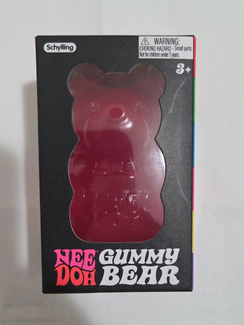 Nee Doh Gummy Bear Squishy Toy - Pink